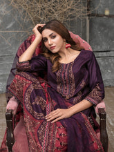 Load image into Gallery viewer, Tawakkal Mahpara 3pc Unstitched Aari Embroidered Fancy Lawn Suit D1641