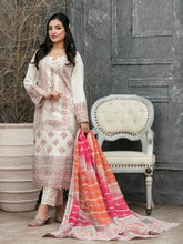 Load image into Gallery viewer, Tawakkal Mahpara 3pc Unstitched Aari Embroidered Fancy Lawn Suit D1650