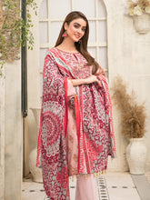 Load image into Gallery viewer, Tawakkal Mahru 3pc Unstitched Embroidered And Digital Printed Lawn Suit D6596