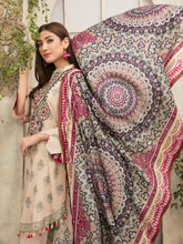 Load image into Gallery viewer, Tawakkal Mahru 3pc Unstitched Embroidered And Digital Printed Lawn Suit D6597