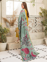 Load image into Gallery viewer, Tawakkal Mahru 3pc Unstitched Embroidered And Digital Printed Lawn Suit D6598