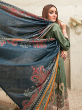 Load image into Gallery viewer, Tawakkal Mahru 3pc Unstitched Embroidered And Digital Printed Lawn Suit D6587
