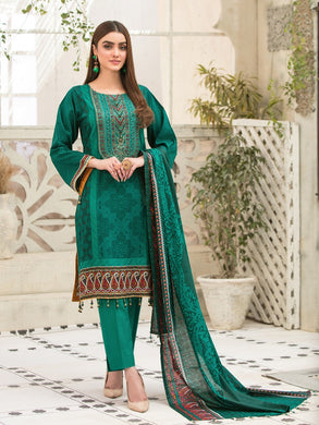Tawakkal Mahru 3pc Unstitched Embroidered And Digital Printed Lawn Suit D6588