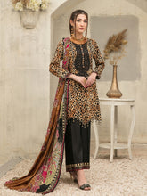 Load image into Gallery viewer, Tawakkal Mahru 3pc Unstitched Embroidered And Digital Printed Lawn Suit D6591