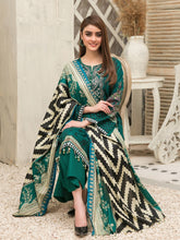Load image into Gallery viewer, Tawakkal Mahru 3pc Unstitched Embroidered And Digital Printed Lawn Suit D6595