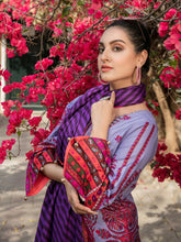 Load image into Gallery viewer, Tawakkal Naazli 3pc Unstitched Embroidered And Digital Printed Lawn Suit D6783