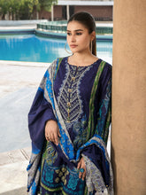 Load image into Gallery viewer, Tawakkal Naazli 3pc Unstitched Embroidered And Digital Printed Lawn Suit D6785