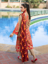 Load image into Gallery viewer, Tawakkal Naazli 3pc Unstitched Embroidered And Digital Printed Lawn Suit D6787