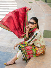 Load image into Gallery viewer, Tawakkal Naazli 3pc Unstitched Embroidered And Digital Printed Lawn Suit D6789