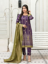 Load image into Gallery viewer, Tawakkal Raaya 3pc Unstitched Banarsi Lawn Suit D 6401
