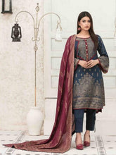 Load image into Gallery viewer, Tawakkal Raaya 3pc Unstitched Banarsi Lawn Suit D 6402