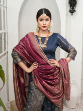 Load image into Gallery viewer, Tawakkal Raaya 3pc Unstitched Banarsi Lawn Suit D 6402