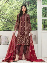 Load image into Gallery viewer, Tawakkal Raaya 3pc Unstitched Banarsi Lawn Suit D 6404
