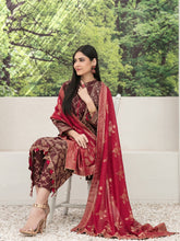 Load image into Gallery viewer, Tawakkal Raaya 3pc Unstitched Banarsi Lawn Suit D 6404