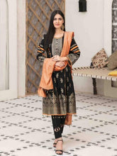 Load image into Gallery viewer, Tawakkal Raaya 3pc Unstitched Banarsi Lawn Suit D 6405