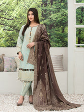 Load image into Gallery viewer, Tawakkal Raaya 3pc Unstitched Banarsi Lawn Suit D 6410