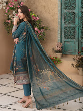 Load image into Gallery viewer, Tawakkal Shahnoor 3pc Unstitched Embroidered And Digital Printed Banarsi Lawn Suit D1781