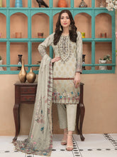 Load image into Gallery viewer, Tawakkal Shahnoor 3pc Unstitched Embroidered And Digital Printed Banarsi Lawn Suit D1786
