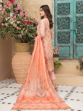 Load image into Gallery viewer, Tawakkal Shahnoor 3pc Unstitched Embroidered And Digital Printed Banarsi Lawn Suit D1789