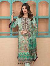 Load image into Gallery viewer, Tawakkal Shahnoor 3pc Unstitched Embroidered And Digital Printed Banarsi Lawn Suit D1790