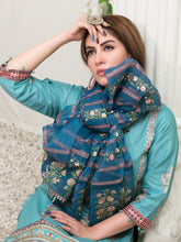 Load image into Gallery viewer, Tawakkal Sharleez 3pc Unstitched Luxury Embroidered Festive Lawn Suit D6769