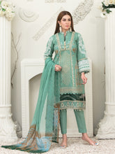 Load image into Gallery viewer, Tawakkal Sharleez 3pc Unstitched Luxury Embroidered Festive Lawn Suit D6770