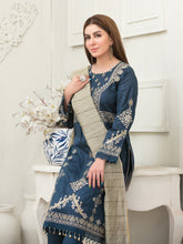 Load image into Gallery viewer, Tawakkal Sharleez 3pc Unstitched Luxury Embroidered Festive Lawn Suit D6774
