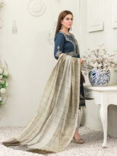 Load image into Gallery viewer, Tawakkal Sharleez 3pc Unstitched Luxury Embroidered Festive Lawn Suit D6774