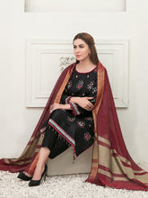 Load image into Gallery viewer, Tawakkal Sharleez 3pc Unstitched Luxury Embroidered Festive Lawn Suit D6775