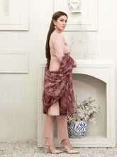 Load image into Gallery viewer, Tawakkal Sharleez 3pc Unstitched Luxury Embroidered Festive Lawn Suit D6777