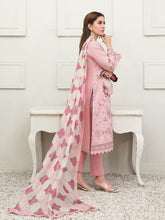Load image into Gallery viewer, Tawakkal Sharleez 3pc Unstitched Luxury Embroidered Festive Lawn Suit D6778