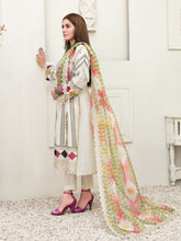 Load image into Gallery viewer, Tawakkal Sharleez 3pc Unstitched Luxury Embroidered Festive Lawn Suit D6779