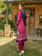 Load image into Gallery viewer, Tawakkal Sophia 3pc Unstitched Embroidered And Digital Printed Lawn Suit D6989