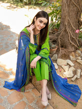 Load image into Gallery viewer, Tawakkal Sophia 3pc Unstitched Embroidered And Digital Printed Lawn Suit D6994