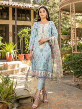 Load image into Gallery viewer, Tawakkal Sophia 3pc Unstitched Embroidered And Digital Printed Lawn Suit D6996