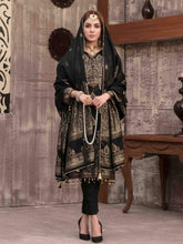 Load image into Gallery viewer, VERA BY TAWAKKAL 3pc Unstitched Dual Color Broshia Banarsi Viscose Suit D6422