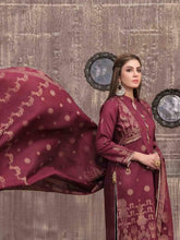 Load image into Gallery viewer, VERA BY TAWAKKAL 3pc Unstitched Dual Color Broshia Banarsi Viscose Suit D6425