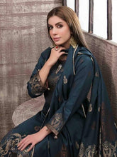 Load image into Gallery viewer, VERA BY TAWAKKAL 3pc Unstitched Dual Color Broshia Banarsi Viscose Suit D6427