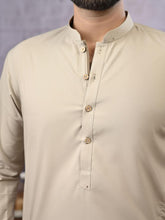 Load image into Gallery viewer, Unstitched Wash & Wear Kameez Shalwar for Men - UM22MN-206 Beige