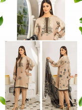 Load image into Gallery viewer, Zara Ali Winter Printed Viscose Suit ZA-1005