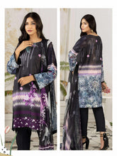 Load image into Gallery viewer, Zara Ali Winter Printed Viscose Suit ZA-1006
