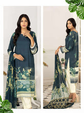 Load image into Gallery viewer, Zara Ali Winter Printed Viscose Suit ZA-1008