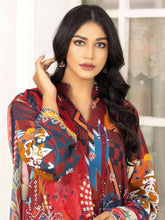 Load image into Gallery viewer, Zara Ali Winter Printed Viscose Suit ZA-1013