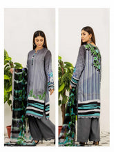 Load image into Gallery viewer, Zara Ali Winter Printed Viscose Suit ZA-1014