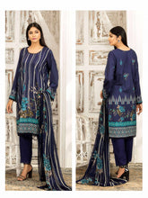 Load image into Gallery viewer, Zara Ali Winter Printed Viscose Suit ZA-1015