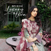 Load image into Gallery viewer, Bin Ilyas - Festive Lawn 3 pc Unstitched Embroidered Lawn Suit
