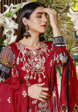 Load image into Gallery viewer, 3pc Unstitched Luxury Embroidered Fancy Lawn by Moti&#39;s
