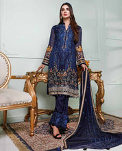 Load image into Gallery viewer, PARIGUL Luxury Embroidered 3pc Unstitched Chiffon Suiting
