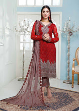 Load image into Gallery viewer, PARIGUL Luxury Embroidered 3pc Unstitched Chiffon Suiting