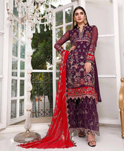 Load image into Gallery viewer, PARIGUL Luxury Embroidered 3pc Unstitched Chiffon Suiting